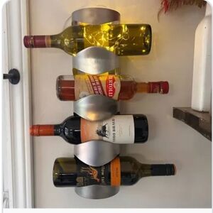 IKEA Silver Wall Wine Holder